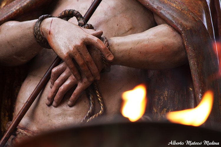 Detalle del Señor de las Penas