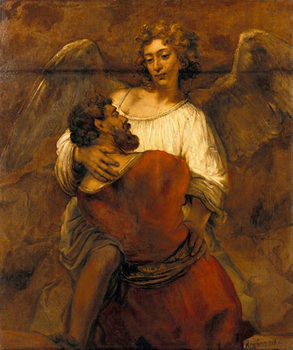 Jacob luchando con el ángel
