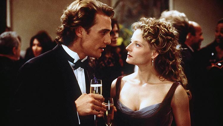 Matthew McConaughey y Jodie Foster