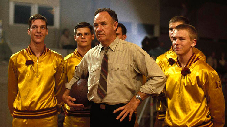 Norman Dale con sus jugadores