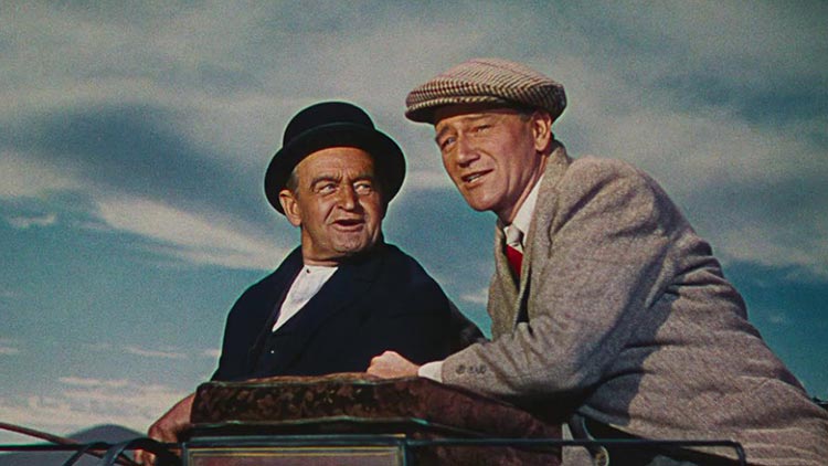 Barry Fitzgerald y John Wayne