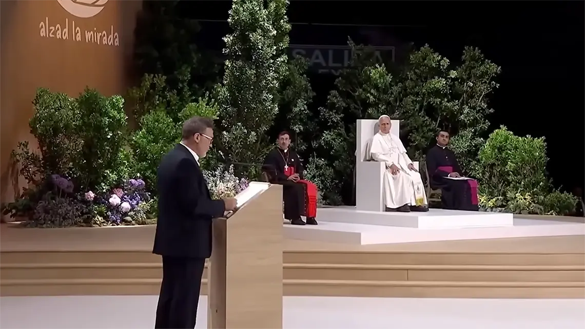 Antonio Banderas ante León XIV: su magnífico discurso íntegro sobre arte y fe